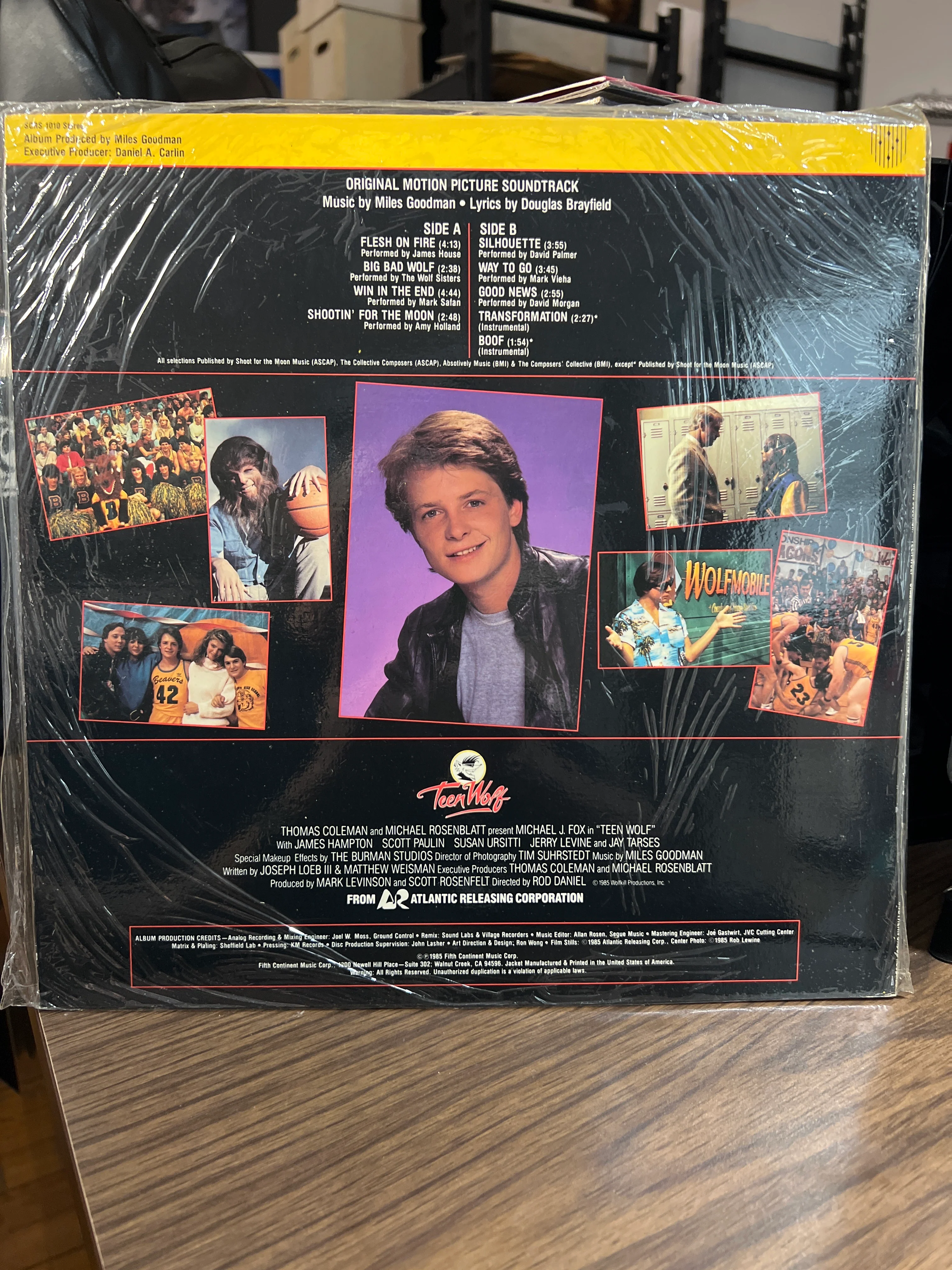 Teen Wolf : Soundtrack OST LP SEALED (SCRS 1010 Stereo) 1985 - Image 2