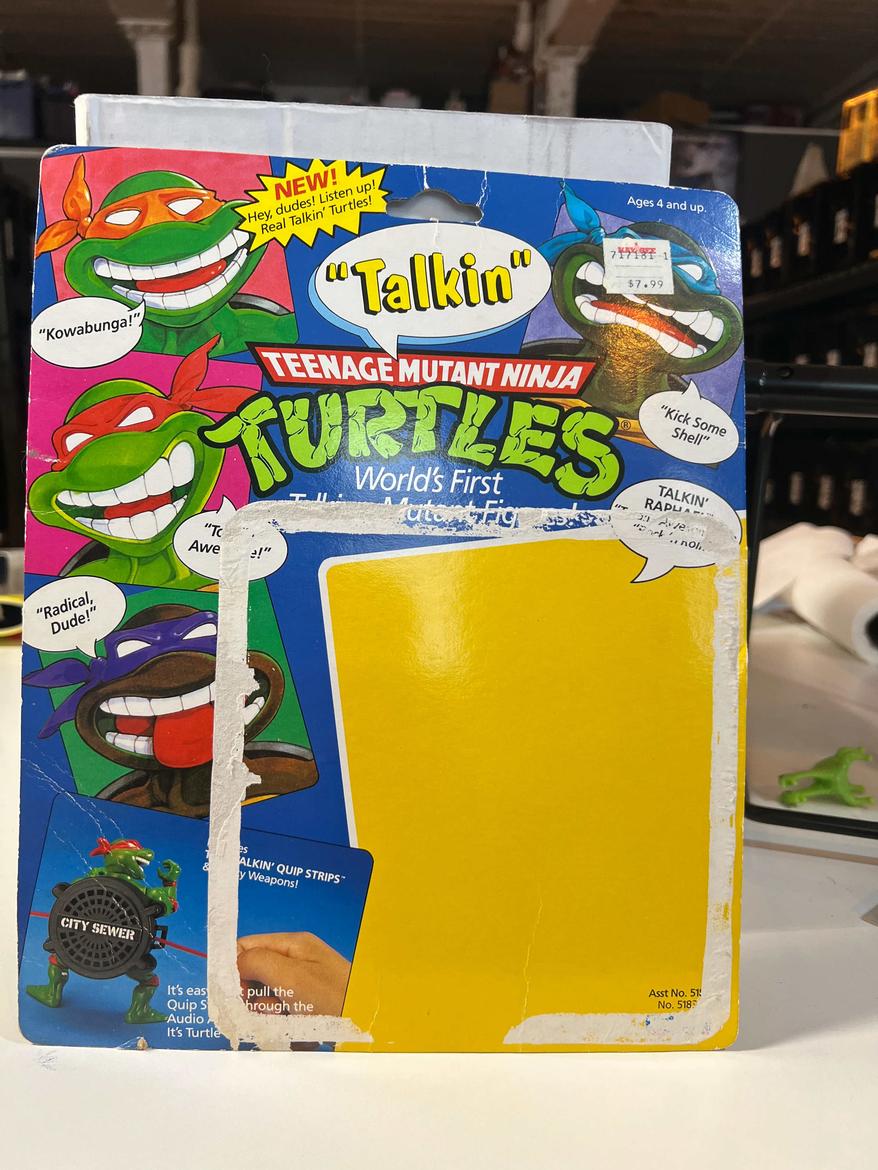 Teenage Mutant Ninja Turtles : Talkin' Turtles Raphael File Card / Cardback - Image 2