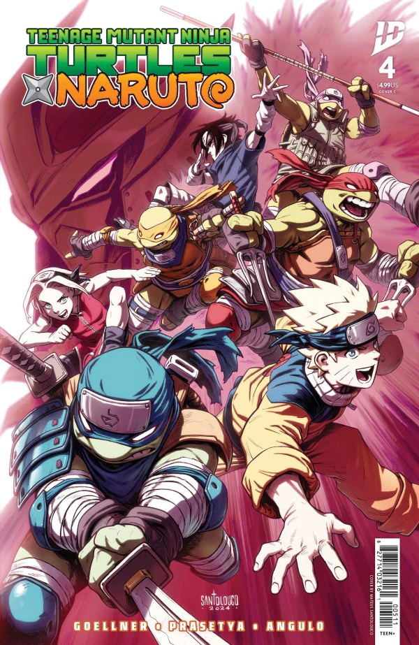 Teenage Mutant Ninja Turtles x Naruto #4 Variant C (Santolouco)