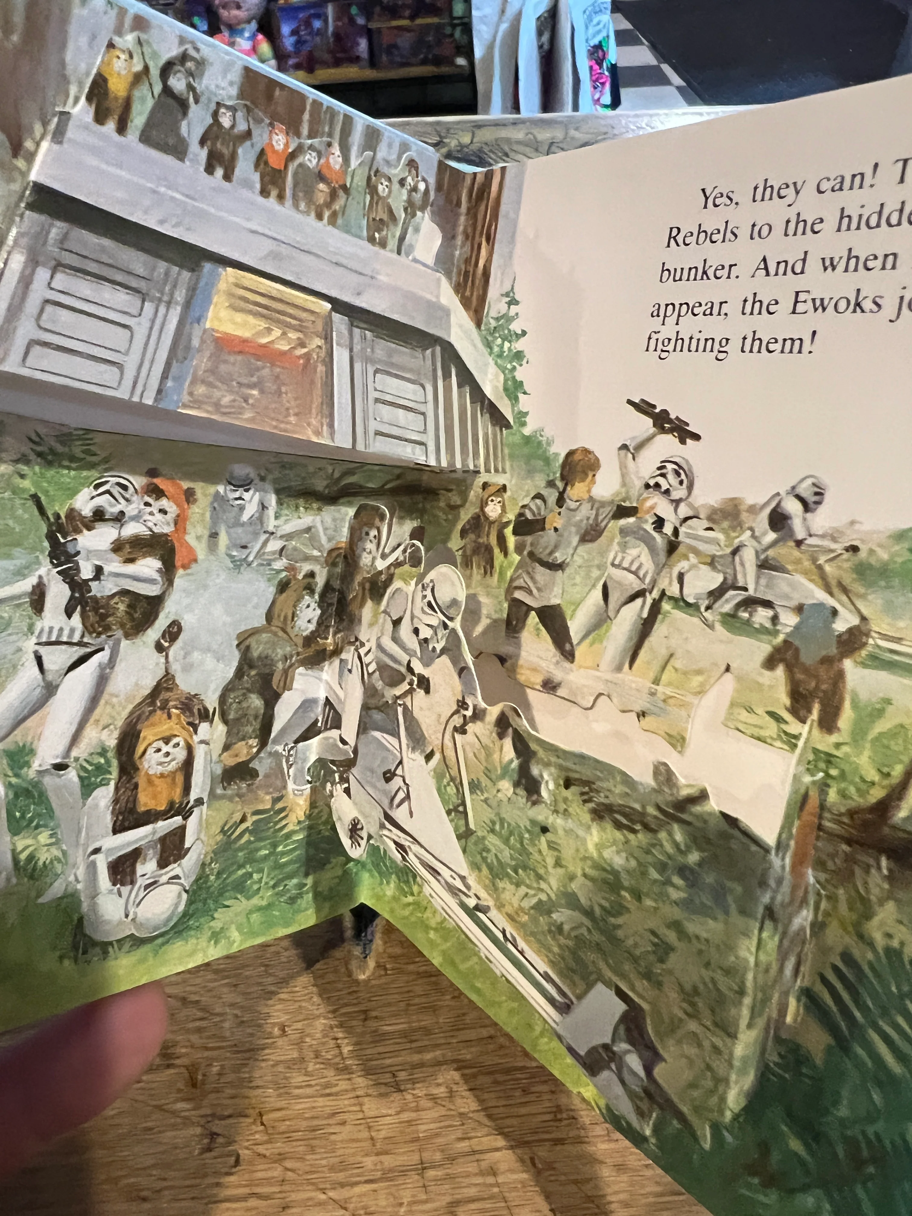 The Ewoks Save The Day : Hardcover Pop-Up Book - Image 4