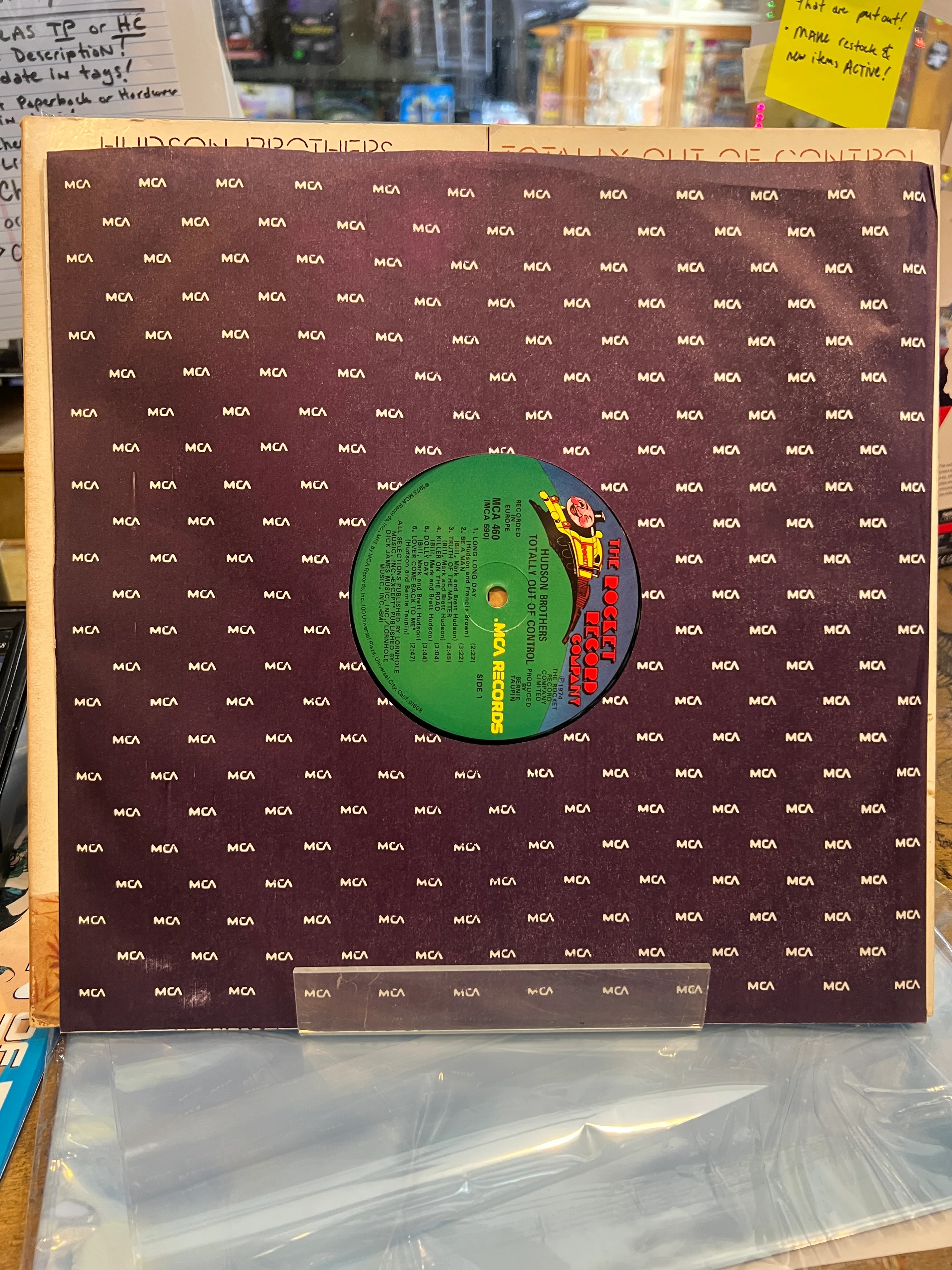 The Hudson Brothers: Totally Out of Control VG/NM  LP - Image 2