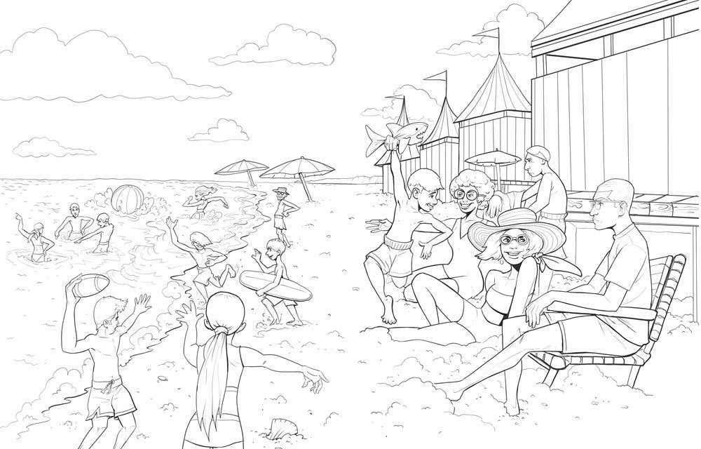 The Official Jaws Coloring Book - Image 3