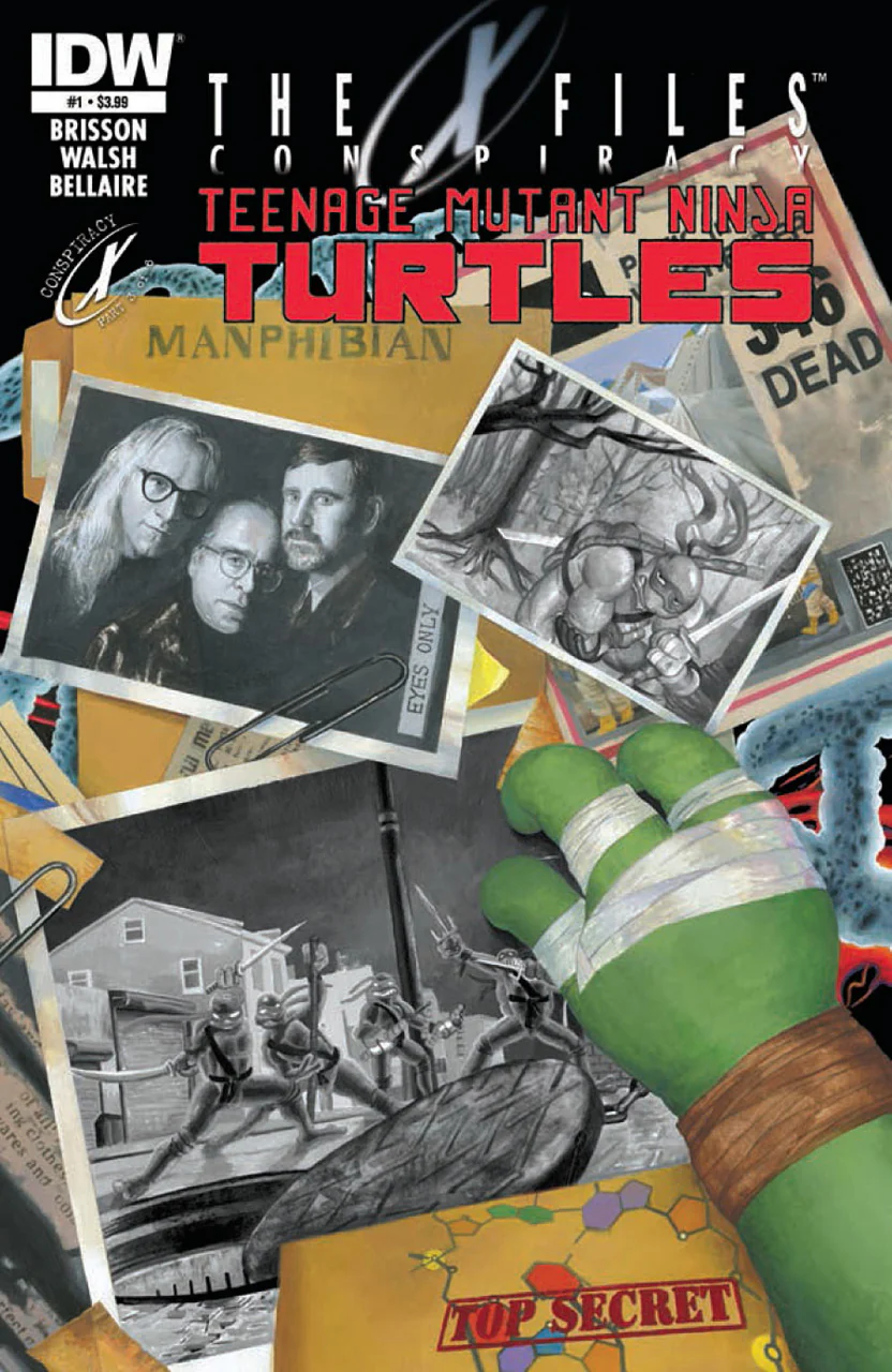 The X-Files / Teenage Mutant Ninja Turtles: Conspiracy #1 (IDW 2014)