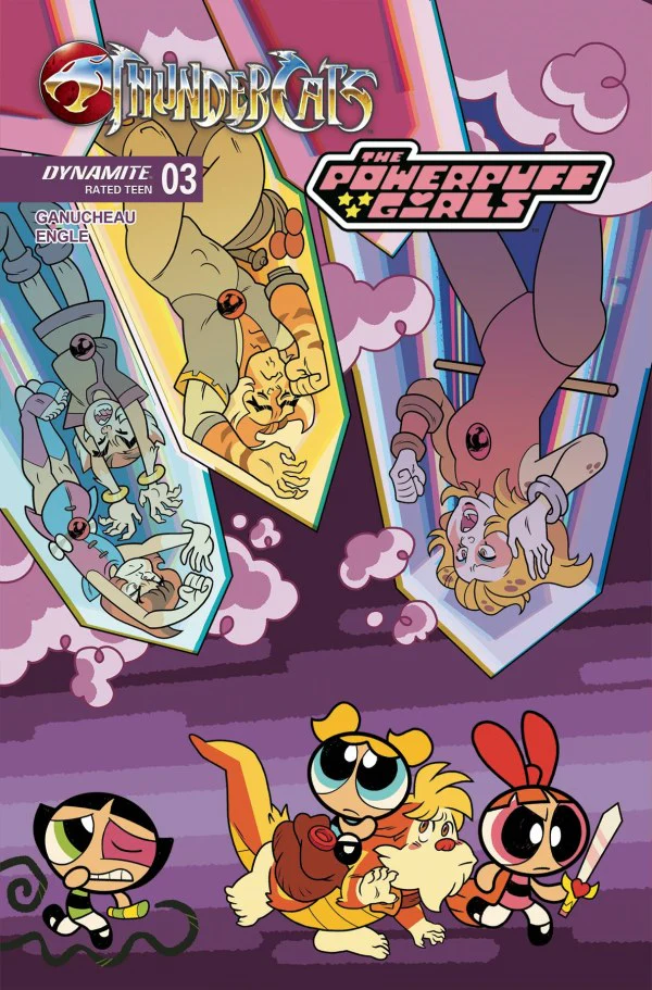 THUNDERCATS POWERPUFF GIRLS #3 CVR B COLEMAN ENGLE VAR