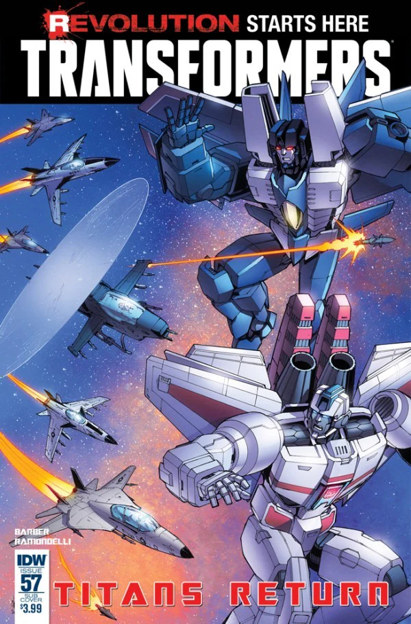 Transformers: Robots In Disguise #57 Subscription Cover Titans Return