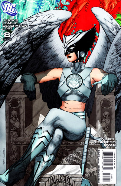 Justice League: Generation Lost #8 1:10 Ryan Sook White Lantern Connecting Variant