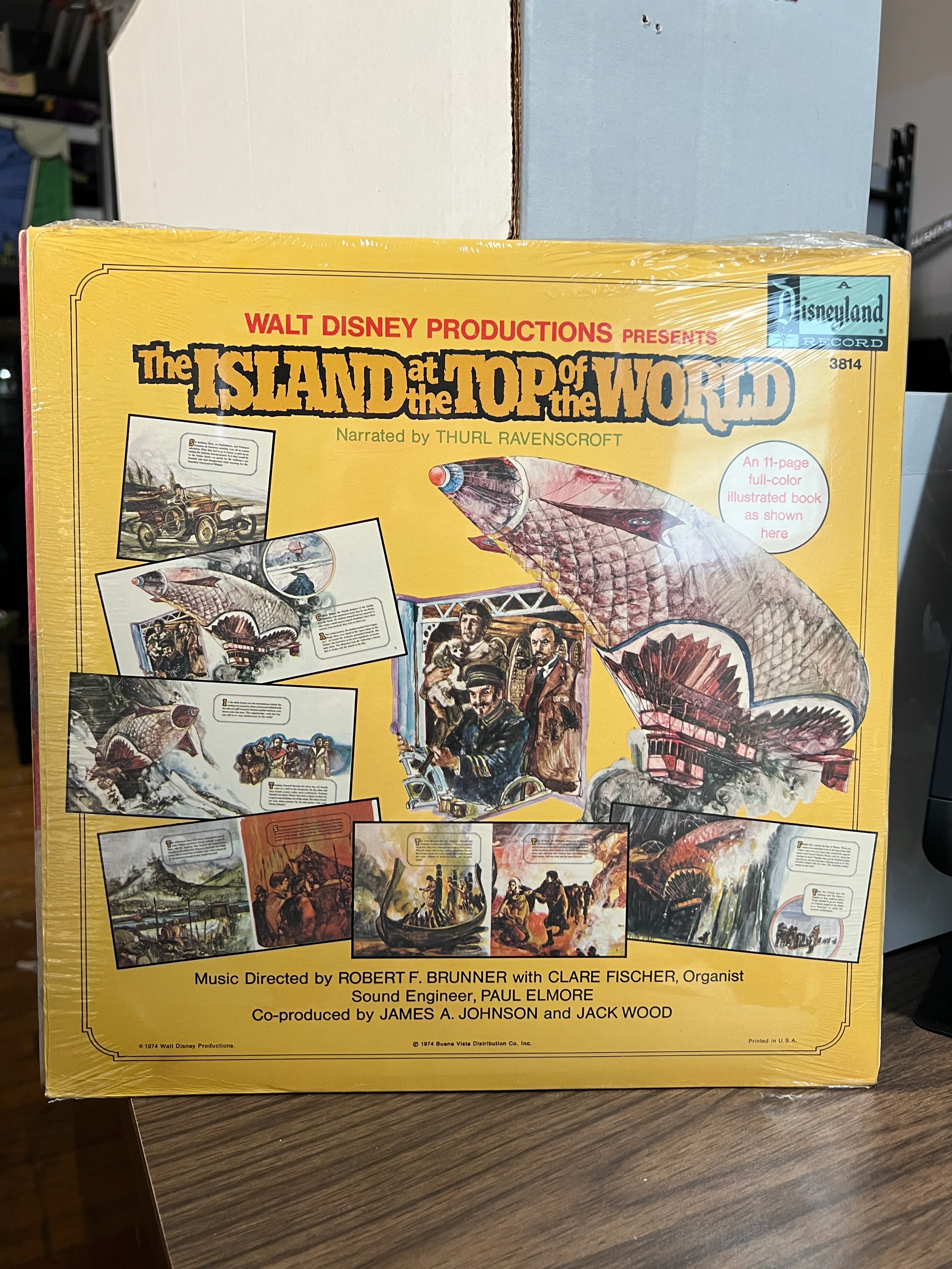 Walt Disney's Island at the Top of the World : LP Sealed 3814 - Image 2