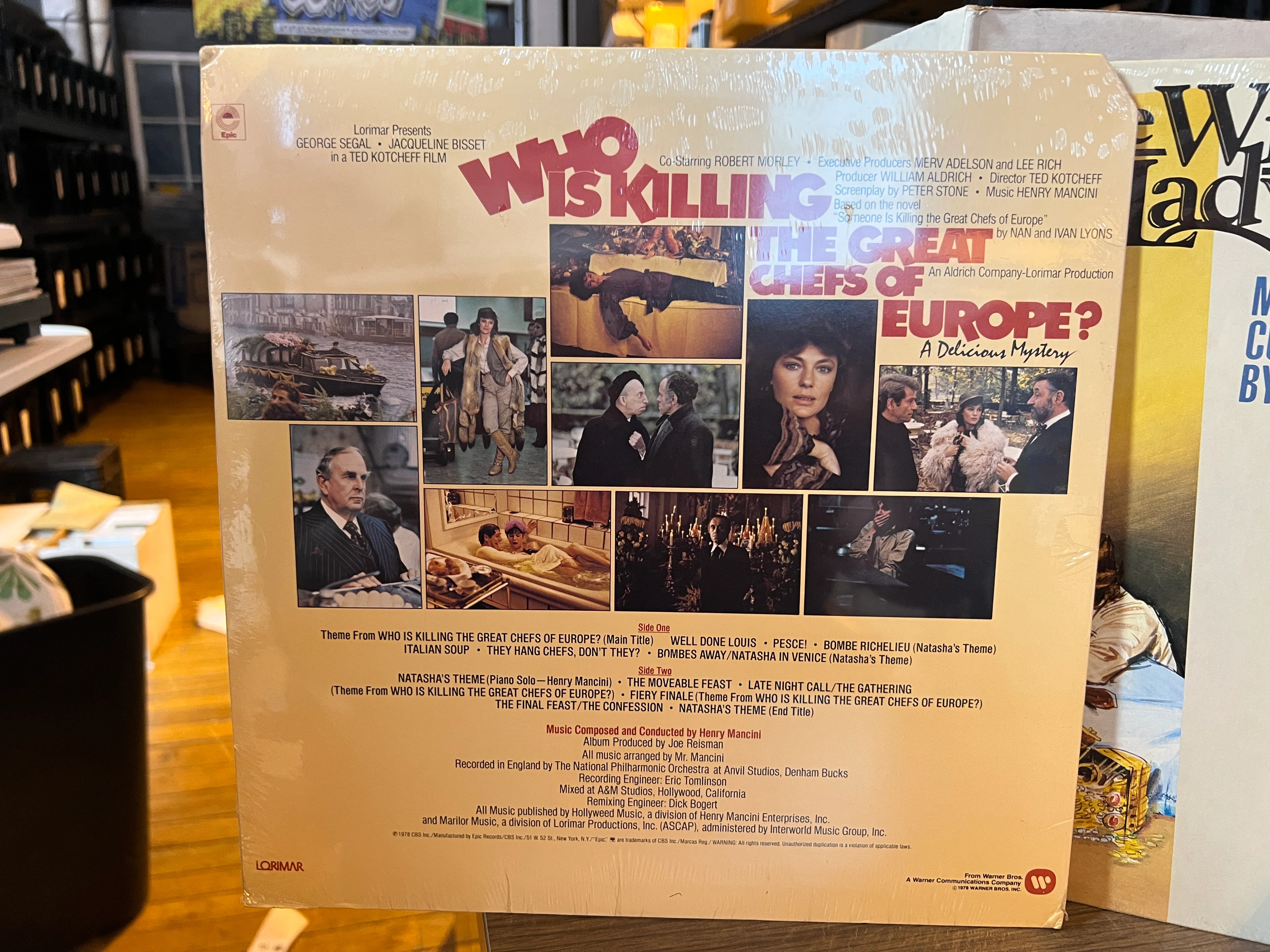 Who is Killing the Great Chefs of Europe?  :  Original Soundtrack OST  LP : Sealed - Image 2