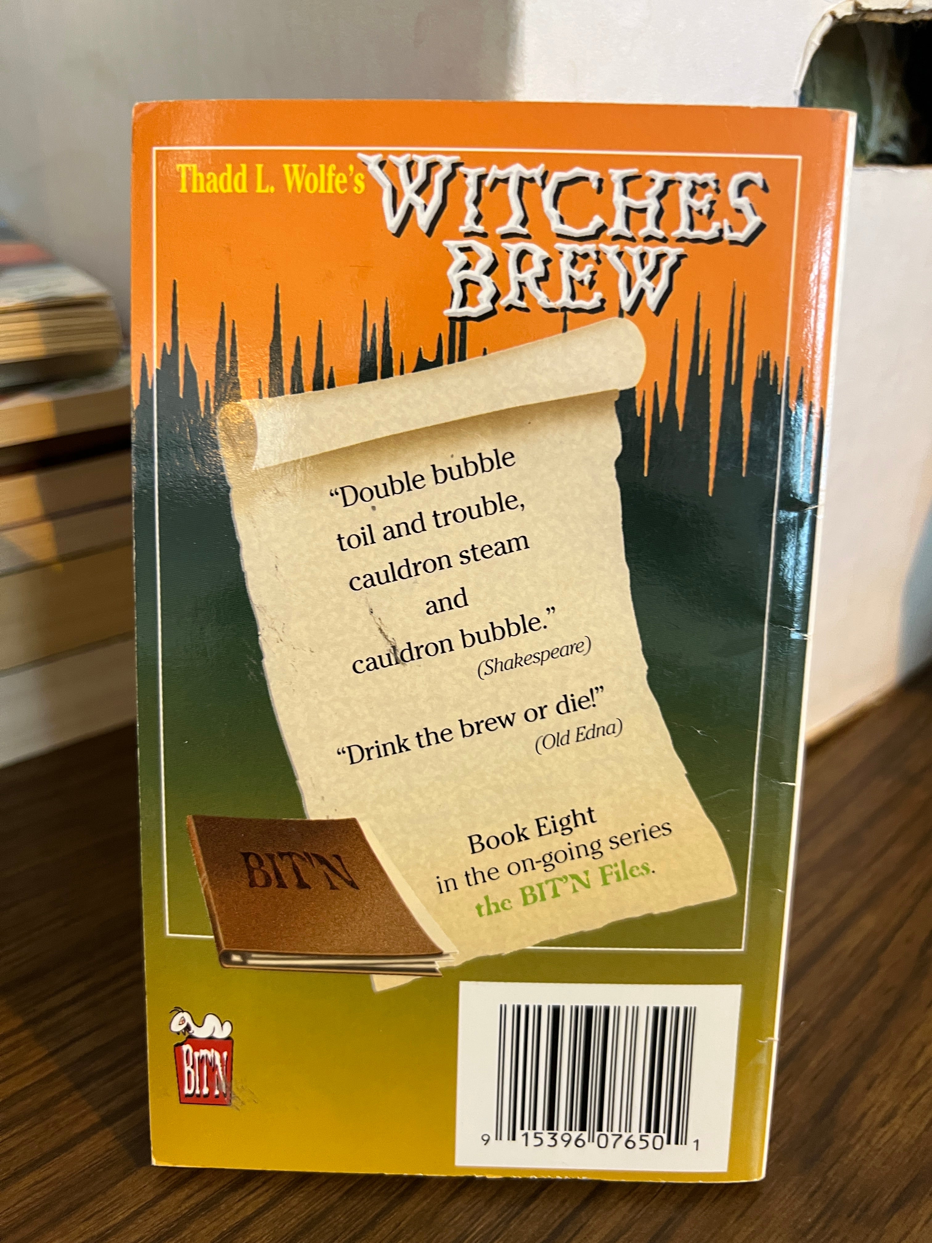 Witches Brew : Thadd L. Wolfe Y.A. Horror Paperback - Bit'N Files Book 8 - Image 2