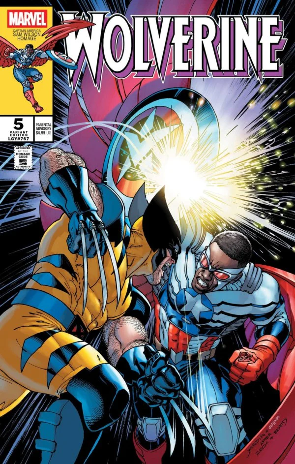 WOLVERINE #5 (2025) DAVID YARDIN CAPTAIN AMERICA SAM WILSON HOMAGE VARIANT