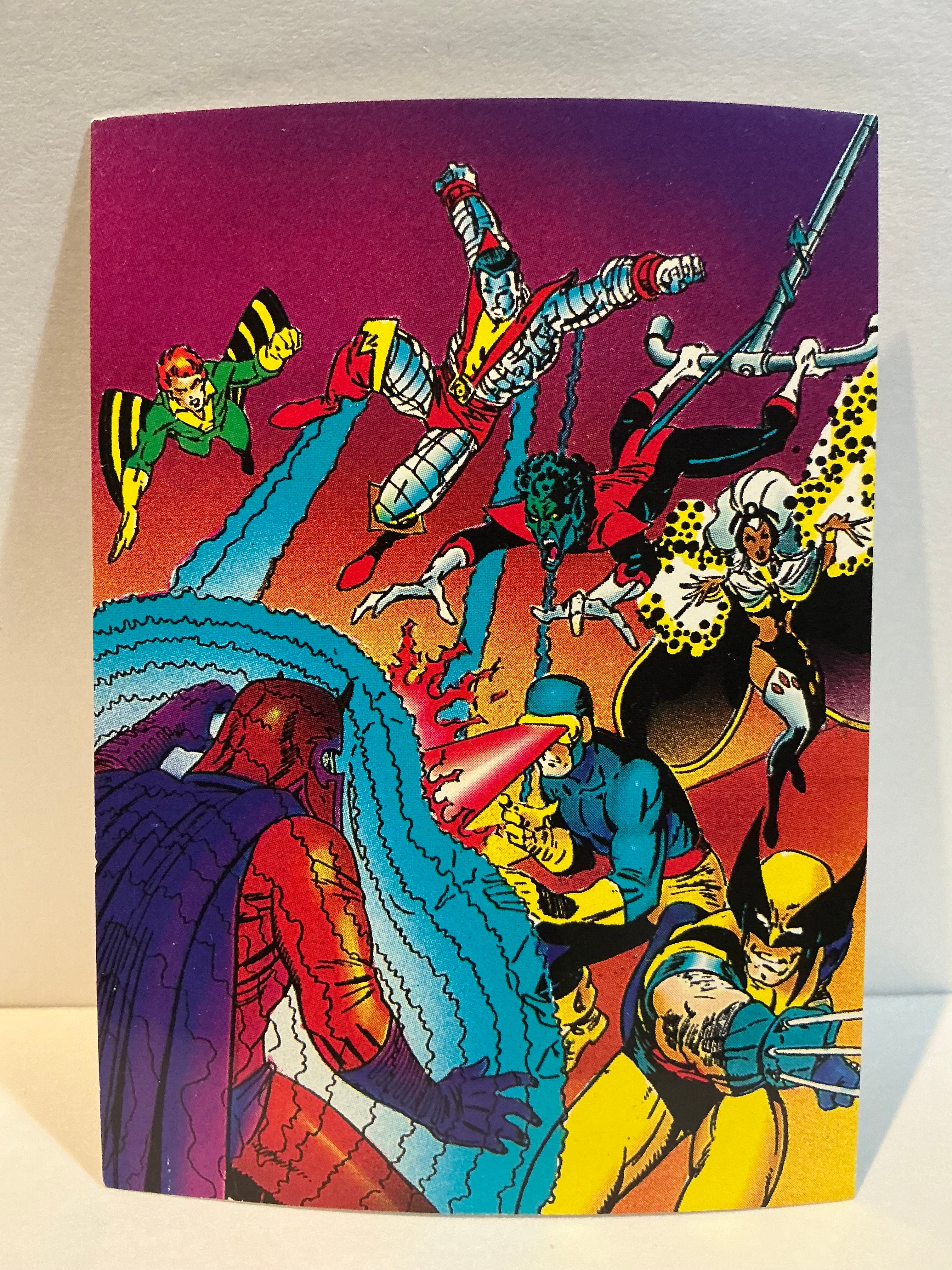 Wolverine : From Then 'Till Now (1992 Trading Card) : #35 Magneto