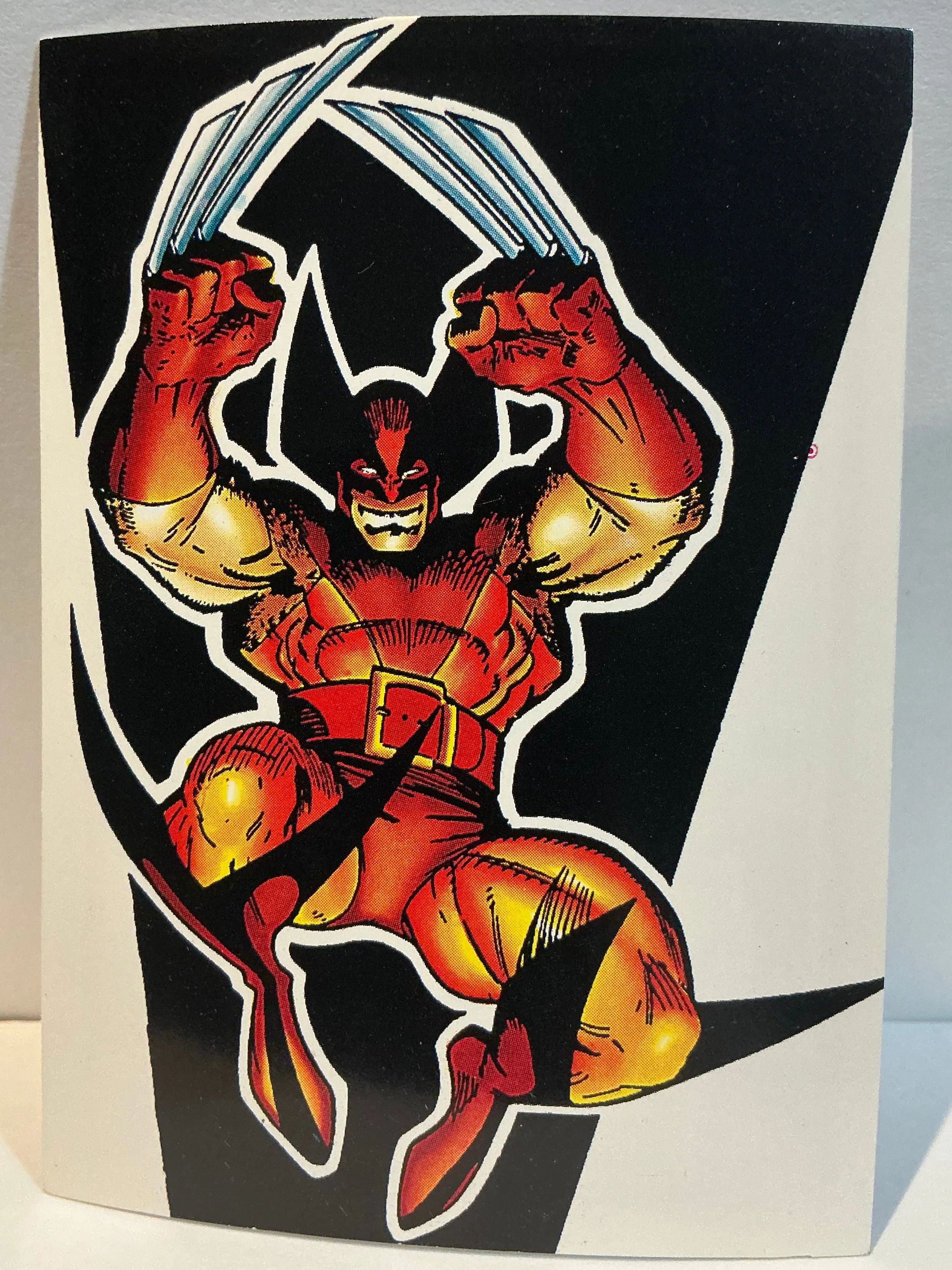 Wolverine : From Then 'Till Now (1992 Trading Card) : #50 Grey Hulk