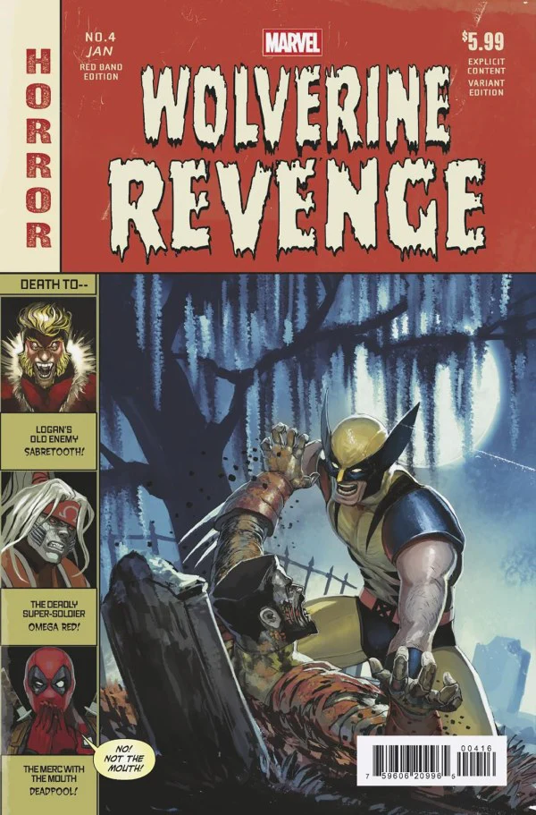 WOLVERINE: REVENGE - RED BAND #4 STEPHANIE HANS HOMAGE INC 1:25 VARIANT [POLYBAGGED]