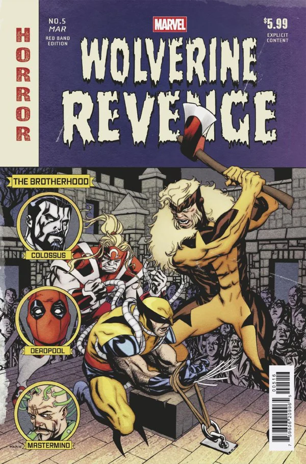 WOLVERINE: REVENGE - RED BAND #5 MIKE MCKONE HOMAGE INC 1:25 VARIANT [POLYBAGGED]