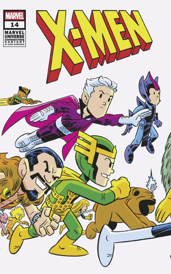X-MEN #14 (2025) CHRIS GIARRUSSO MARVEL UNIVERSE CONNECTING WRAP VARIANT G