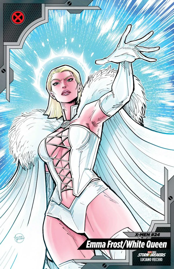 X-MEN #24 (2026) LUCIANO VECCHIO X-MEN TRADING CARD VARIANT