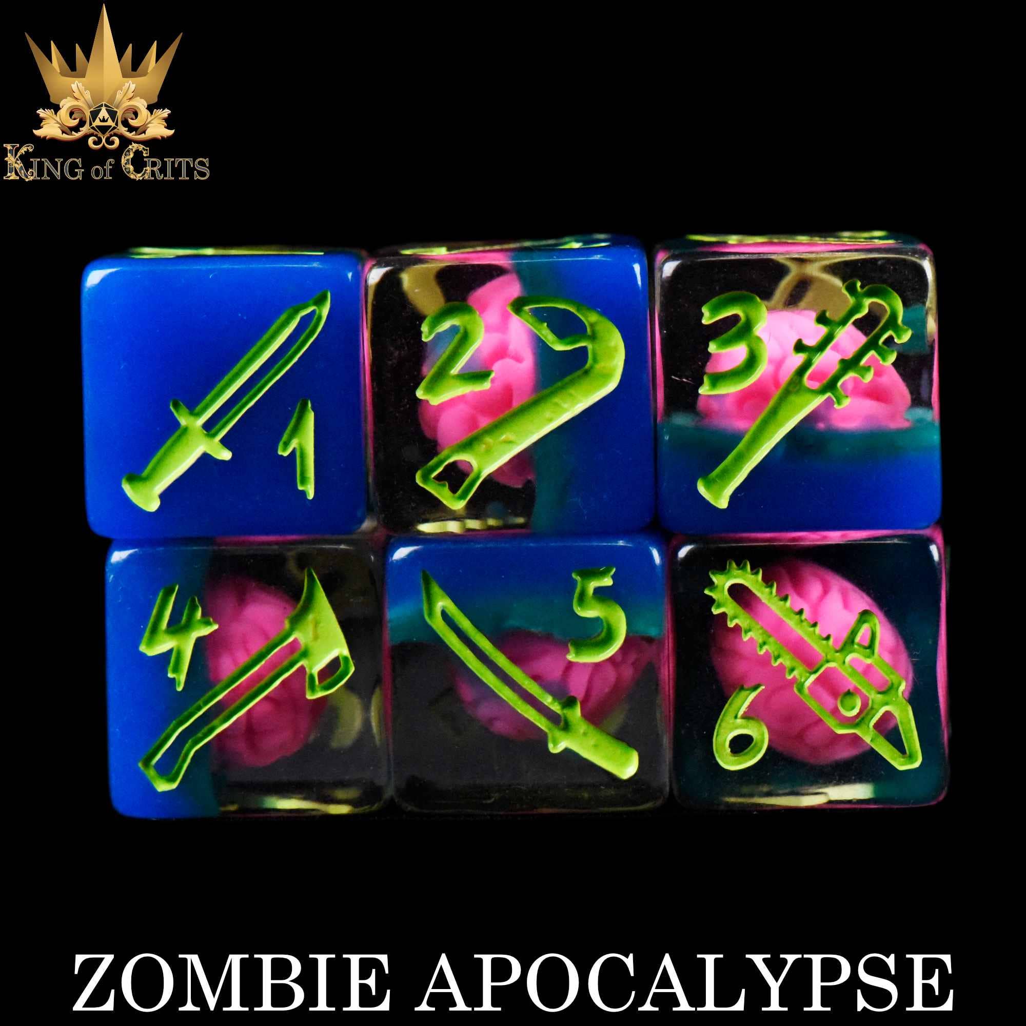 Zombie Apocalypse - 11 Dice Set - Image 5