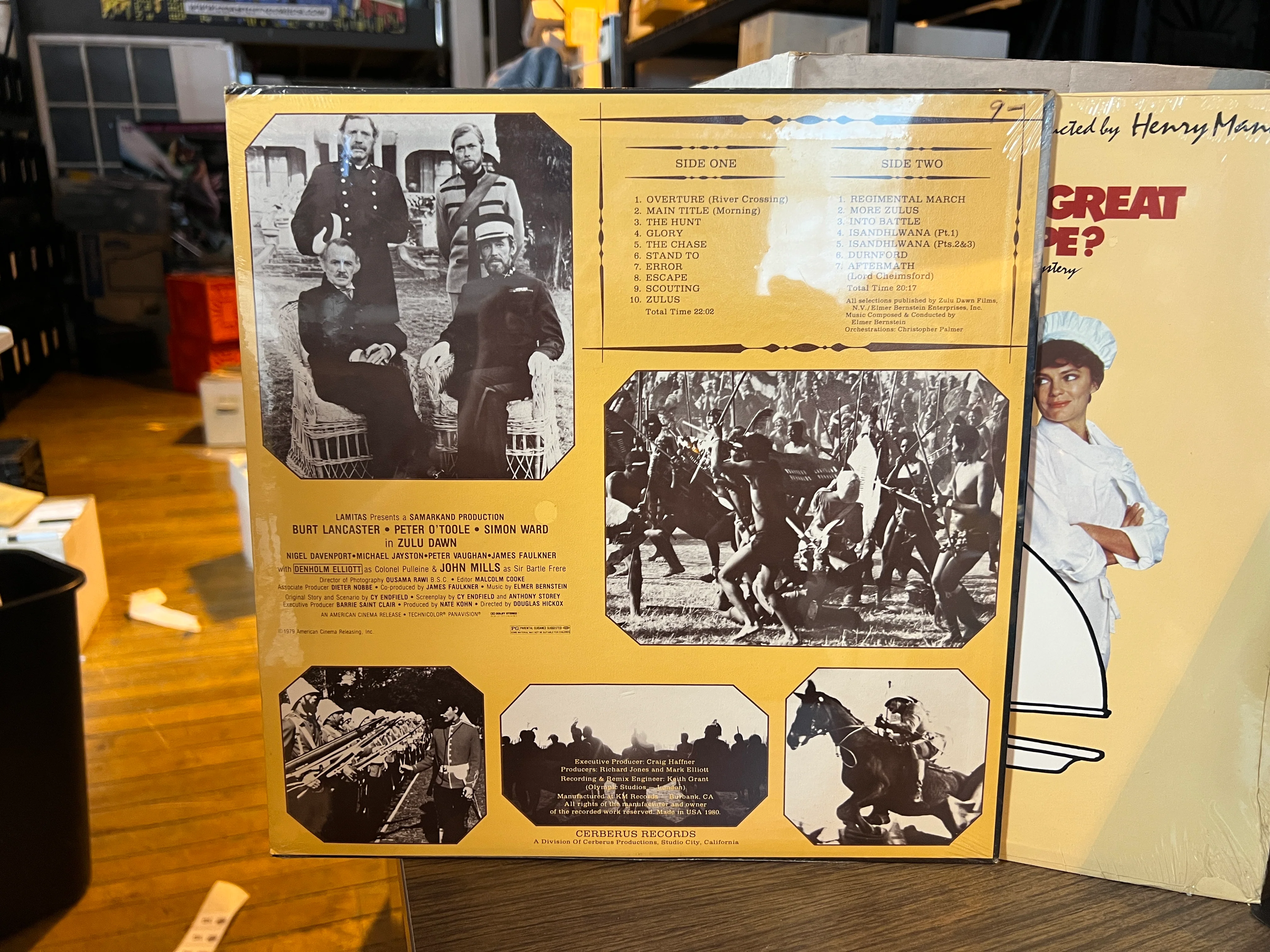 Zulu Dawn (Cerberus Records) : Original Soundtrack OST LP : Sealed - Image 2